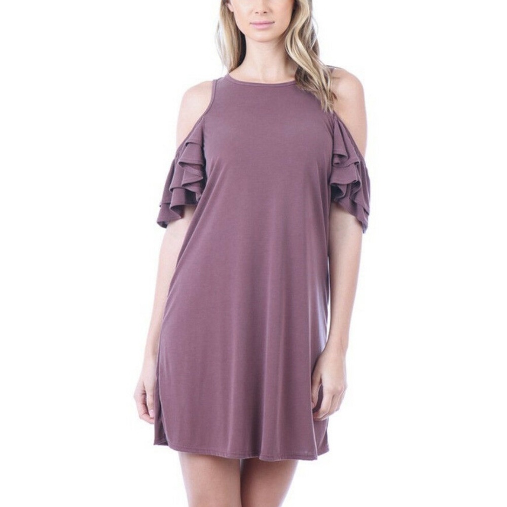 Cutout Ruffle Dress